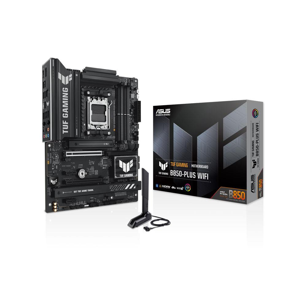 ASUS TUF GAMING B850-PLUS WIFI AMD B850 Soket AM5 DDR5 8000+(OC)MHz ATX Gaming Anakart