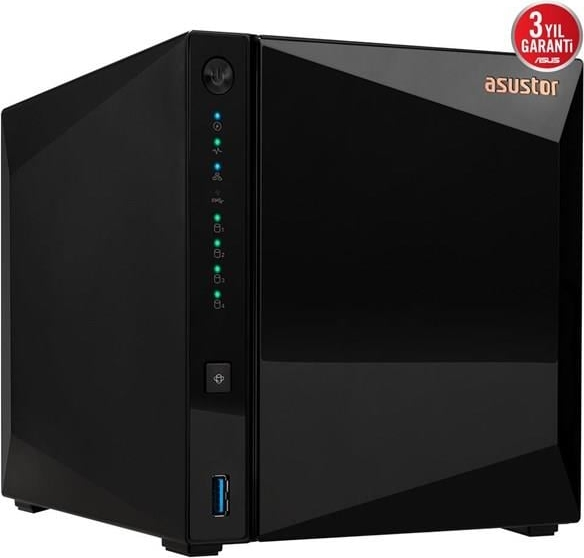 Asustor  AS3304T V2 Relatek 2GB 4 Yuvalı NAS Depolama Ünitesi