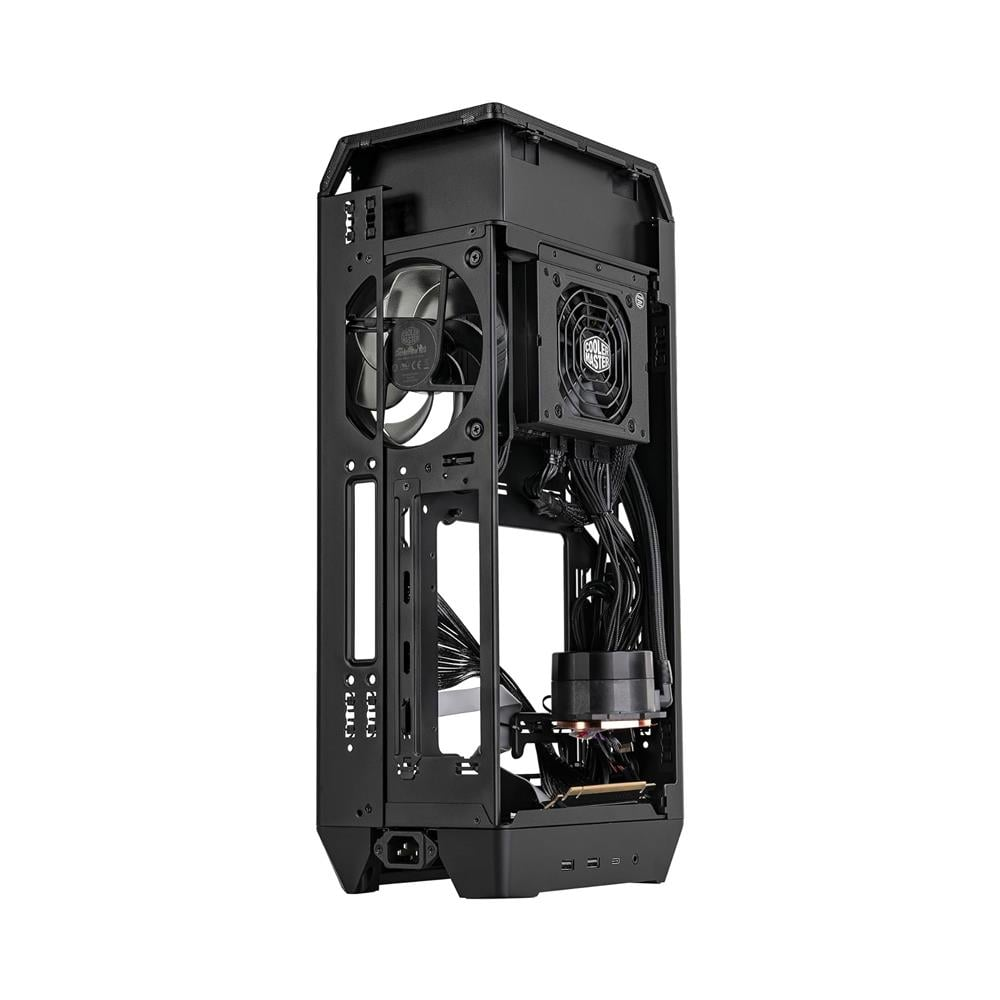 CM MasterBox NCORE 100 MAX 120mm Sıvı Soğutma 850W 80+ Gold ATX 3.0 SFX PSU`lu Bronze Renkli ITX Gaming Kasası