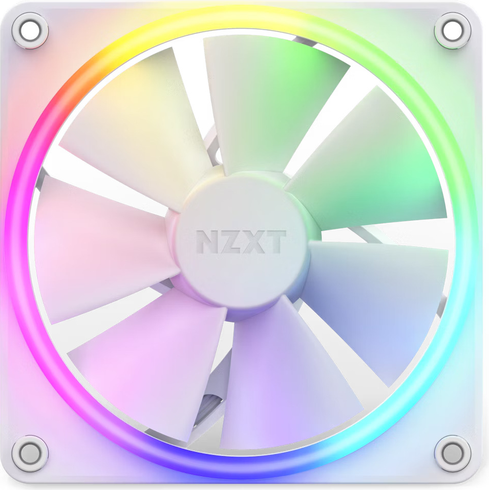 NZXT F120 Series RGB RF-R12SF-W1 1x120mm RGB Beyaz Kasa Fanı 