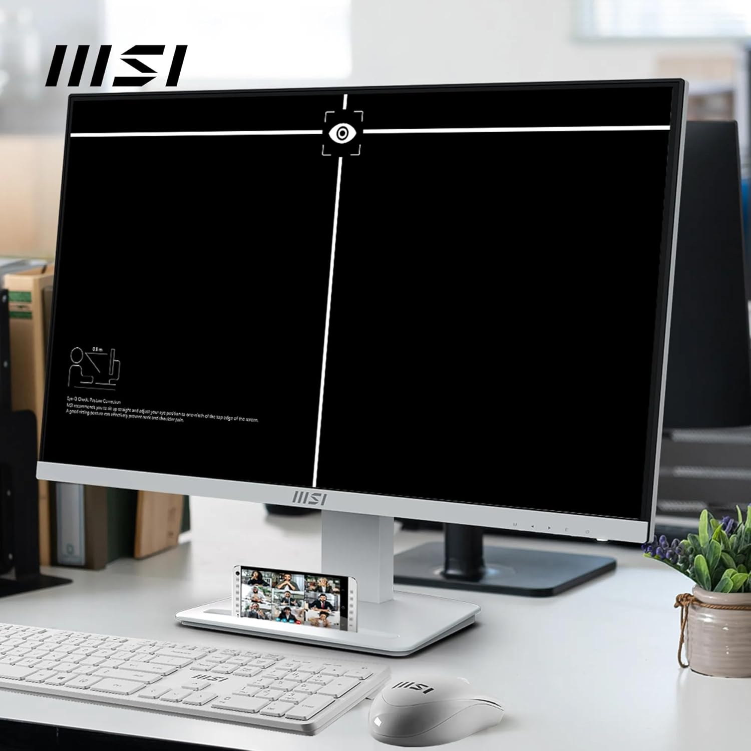 MSI Pro MP273QW E2 27″ 1ms 100Hz Adaptive-Sync IPS WQHD Pivot Monitör
