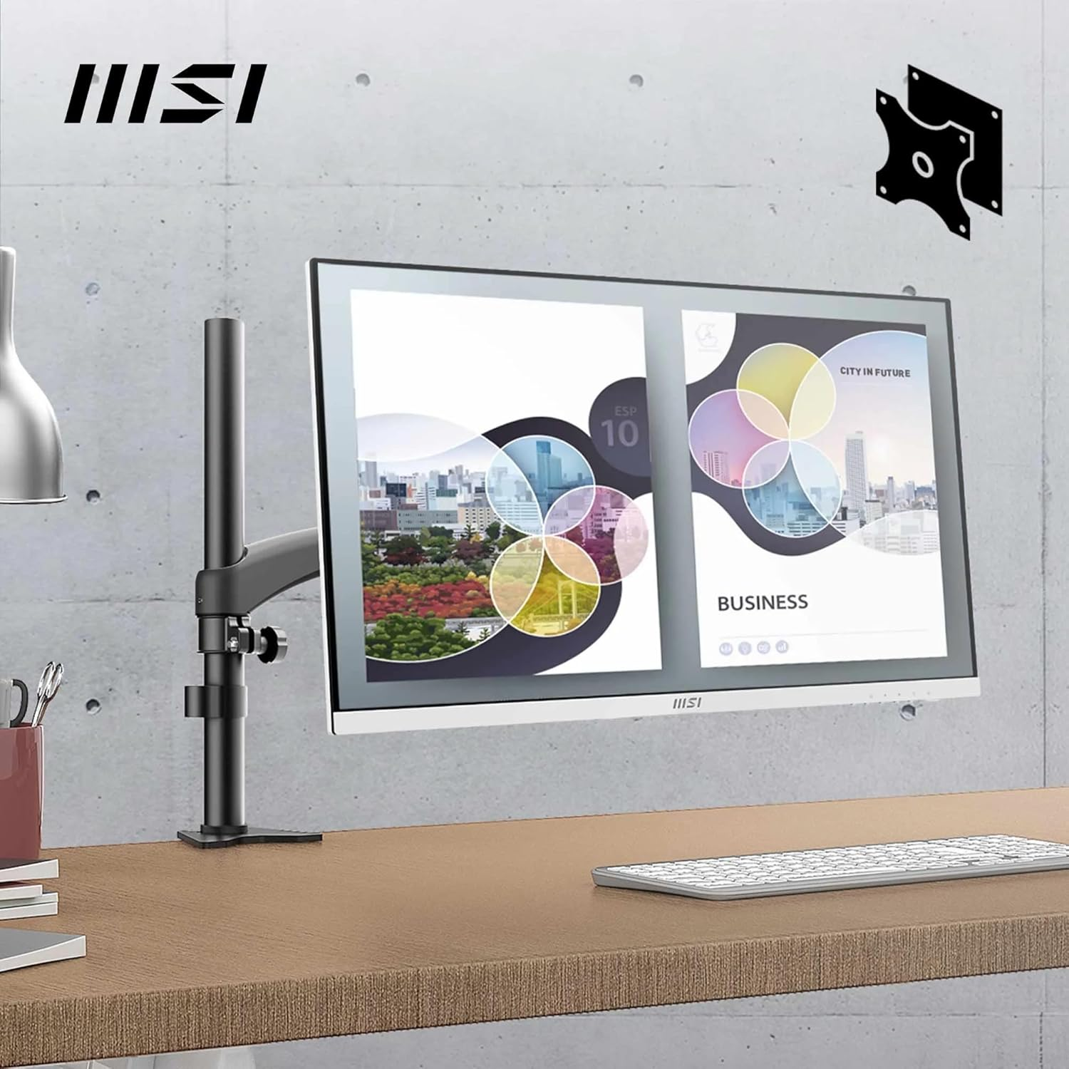 MSI Pro MP273QW E2 27″ 1ms 100Hz Adaptive-Sync IPS WQHD Pivot Monitör
