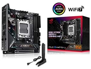 ASUS ROG STRIX B850-I GAMING WIFI Soket AM5 DDR5 8400+(OC)MHz Mini-ITX Gaming Anakart