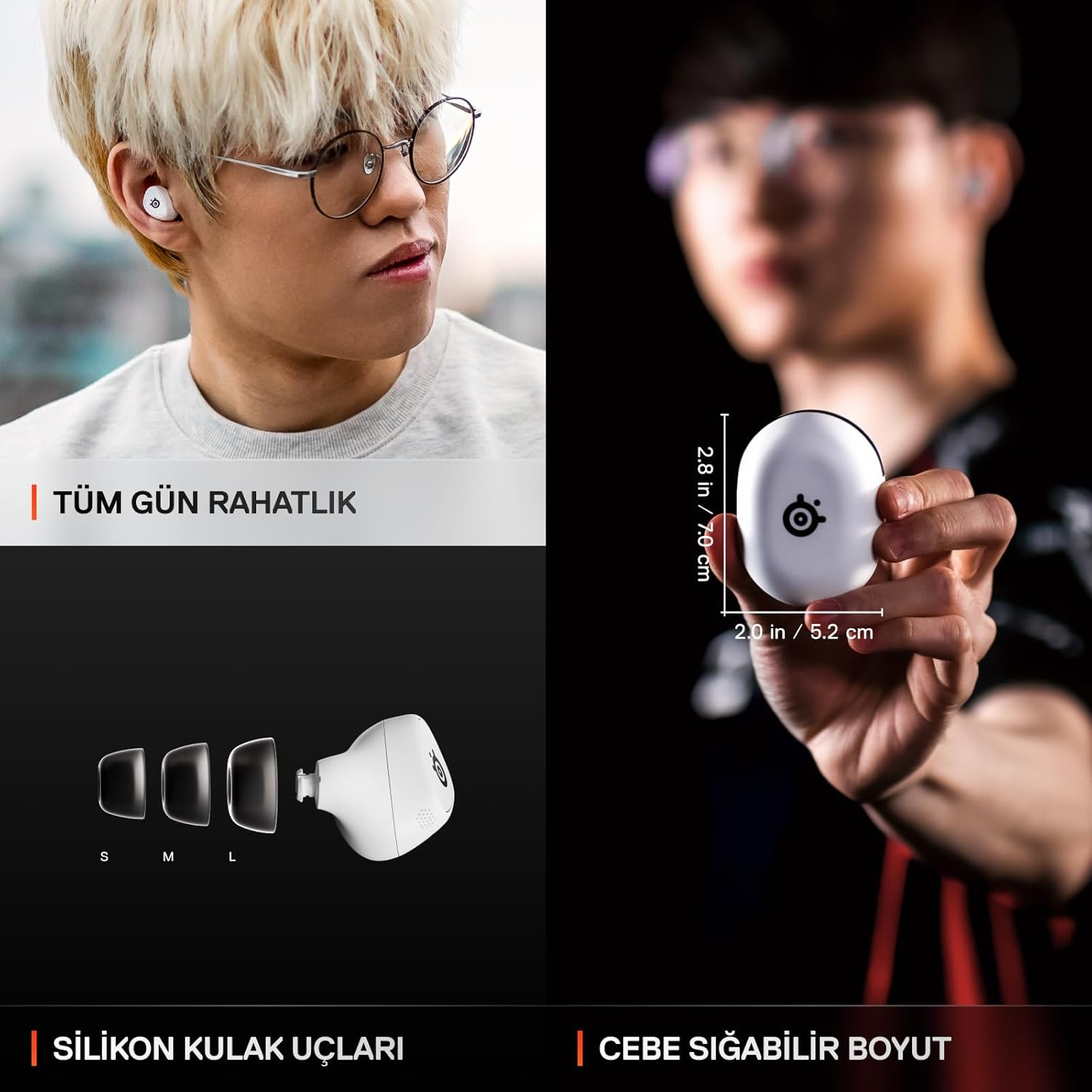 SteelSeries Arctis GameBuds Beyaz SSH61682 Gaming Kulaklığı