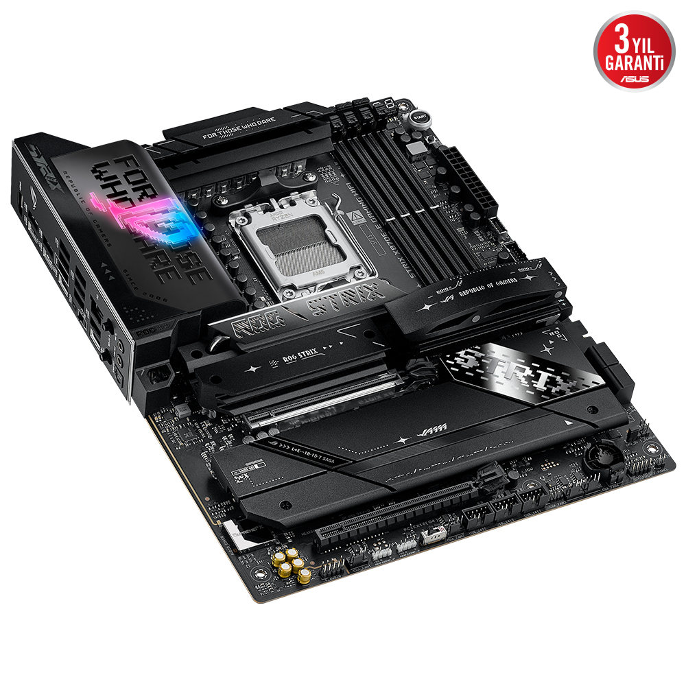 ASUS ROG STRIX X870E-E GAMING WIFI AMD X870E Soket AM5 DDR5 8400+(OC)MHz ATX Gaming Anakart