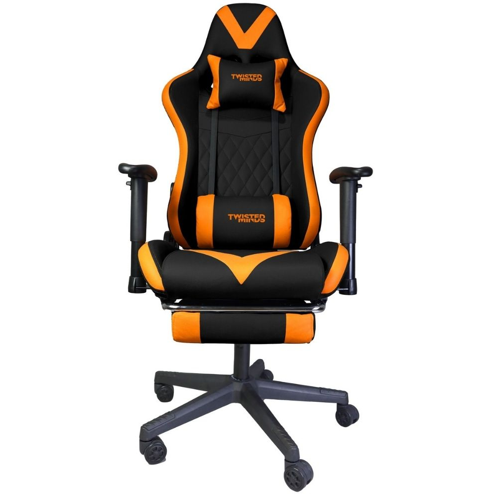 TWISTED MINDS TM8250-NO COMFORT E-SPOR OYUNCU KOLTUĞU - SİYAH / TURUNCU