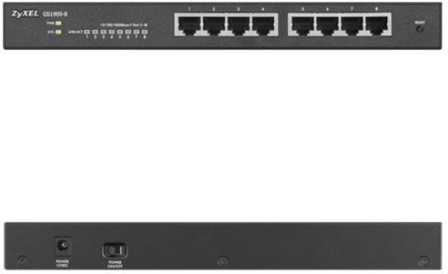 Zyxel GS1900-8 V2 8 Port 8x10/100/1000 Yönetilebilir Switch