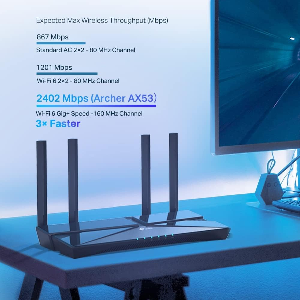 TP-Link Archer AX53 AX 3000 Mbps Wi-Fi 6 Router