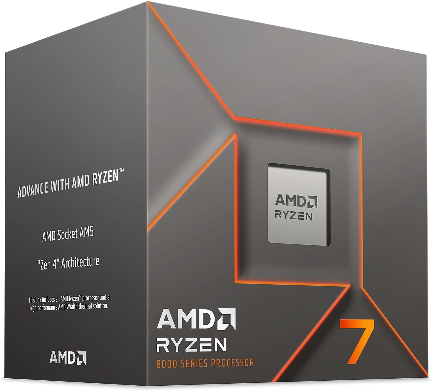 AMD Ryzen 7 8700F 4.10GHz (Max 5GHz) 8 Çekirdek 16MB Önbellek Soket AM5 Tray İşlemci