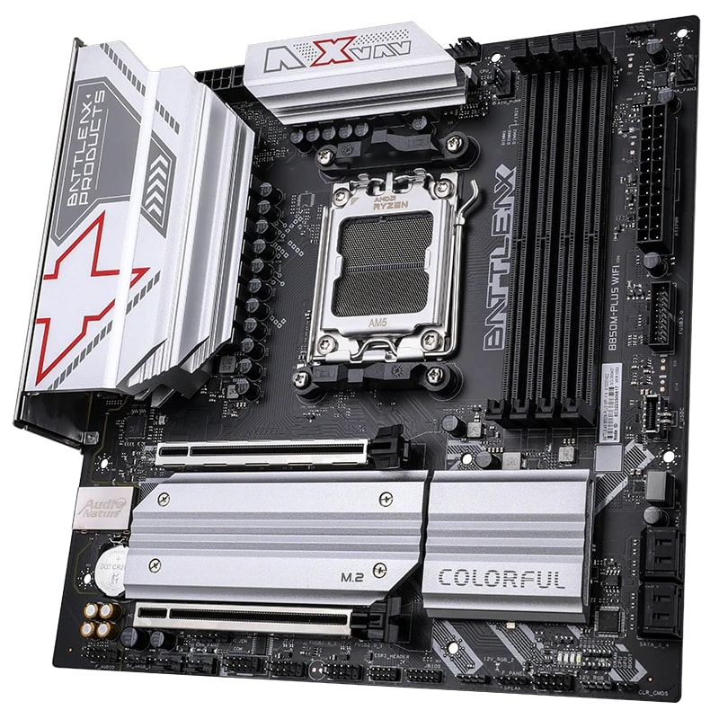 COLORFUL BATTLE-AX B850M-PLUS WIFI V14 DDR5 7600MHz mATX AM5 Gaming (Oyuncu) Anakart