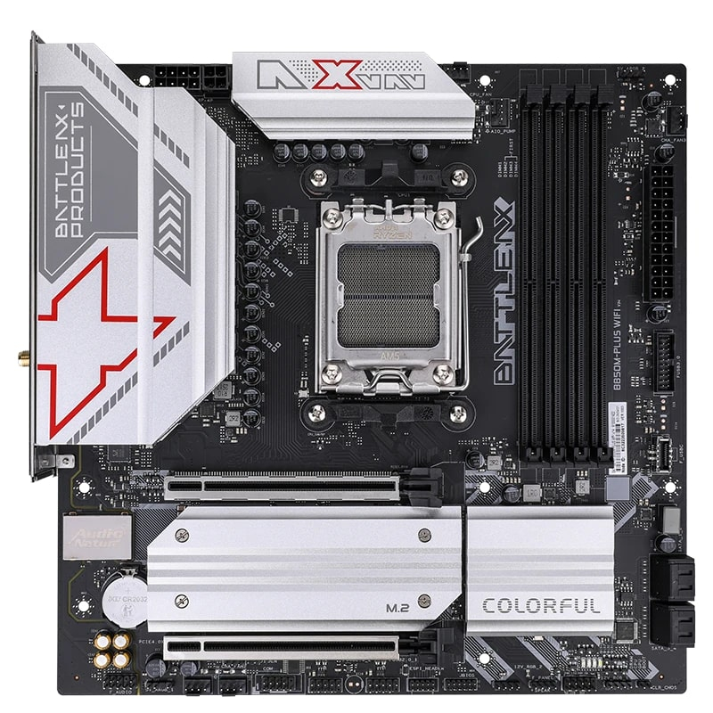 COLORFUL BATTLE-AX B850M-PLUS WIFI V14 DDR5 7600MHz mATX AM5 Gaming (Oyuncu) Anakart