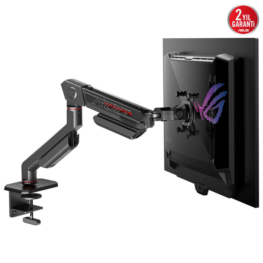 ASUS ROG Ergo Monitor Kolu AAS01 Geniş Ekran Uyumlu Ergonomik Monitör Kolu
