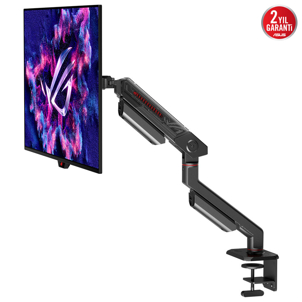 ASUS ROG Ergo Monitor Kolu AAS01 Geniş Ekran Uyumlu Ergonomik Monitör Kolu