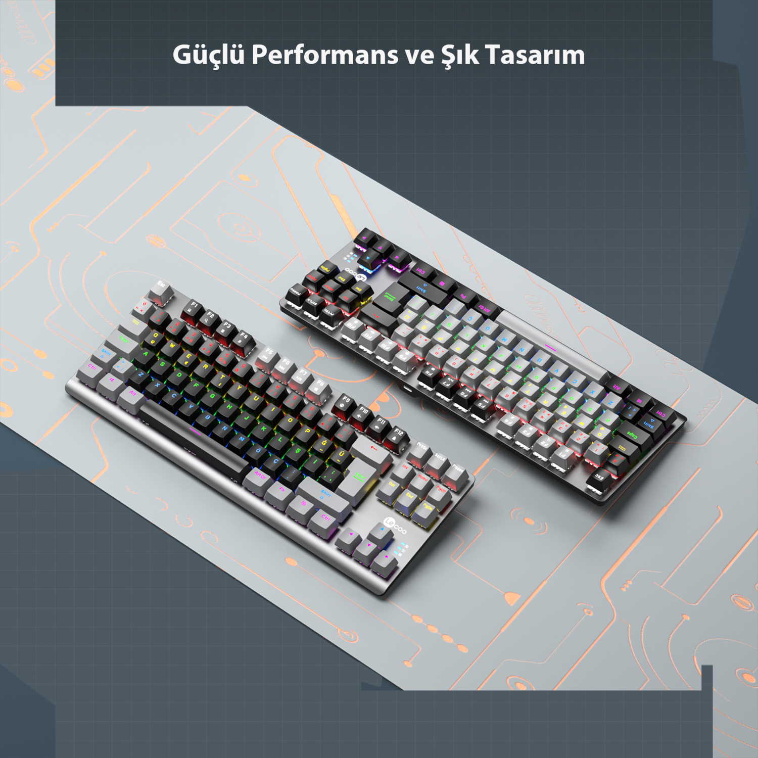 Lenovo Lecoo GK304 Siyah Mekanik Klavye