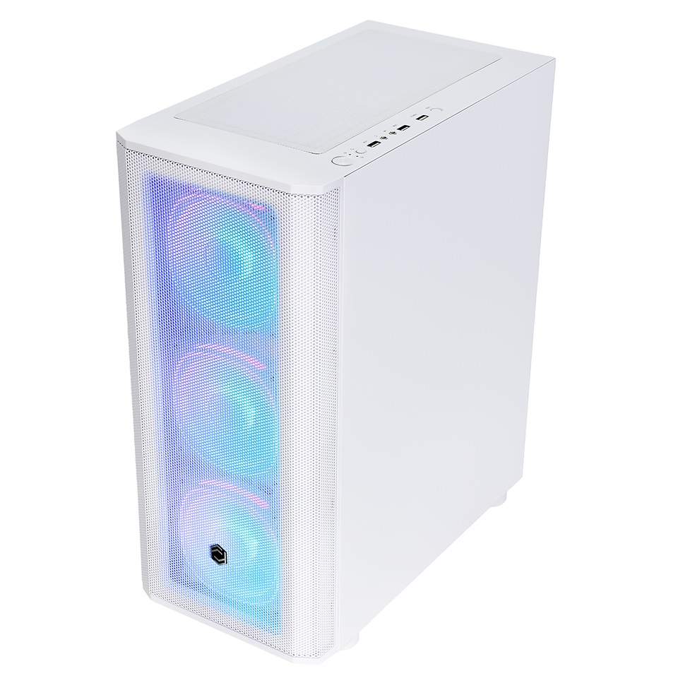 Frisby CM-106 650W 80+ 4xARGB FAN Mid Tower Beyaz Mesh Gaming Kasa