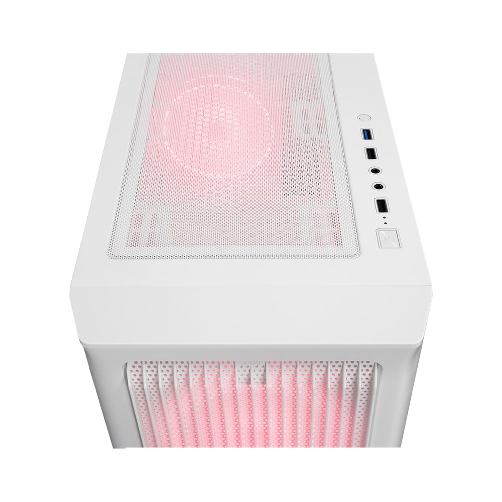 Rampage Prolix Mesh 650W 80+ Beyaz Temperli Cam 4x120mm ARGB Fan ATX Mid-Tower Gaming Kasası