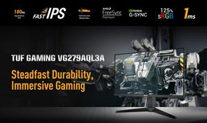 Asus TUF Gaming VG279QL3A 27″ 180Hz 1ms GTG ELMB Sync  Full HD Fast IPS Gaming (Oyuncu) Monitör
