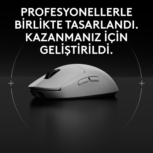 Logitech Pro 2 Lightspeed Hero 2 Kablosuz Beyaz Gaming (Oyuncu) Mouse - 910-007303