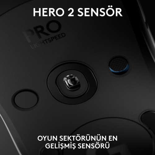 Logitech Pro 2 Lightspeed Hero 2 Kablosuz Beyaz Gaming (Oyuncu) Mouse - 910-007303
