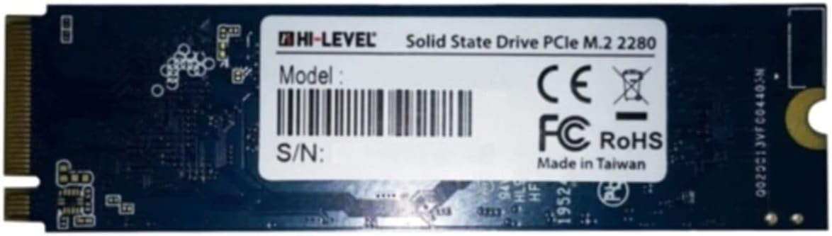 Hi-Level M2PCIeSSD2280/1T 1TB 3300/3100MB/s NVMe M.2 SSD Disk