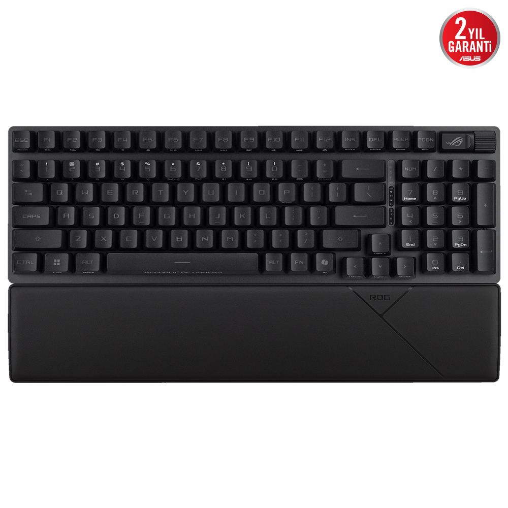 ASUS ROG CLAYMORE II/RX RED/PBT/UK AURA SYNC RGB BİLEK DESTEĞİ MEKANİK OYUNCU KLAVYE ROG RX RED SWITCH 