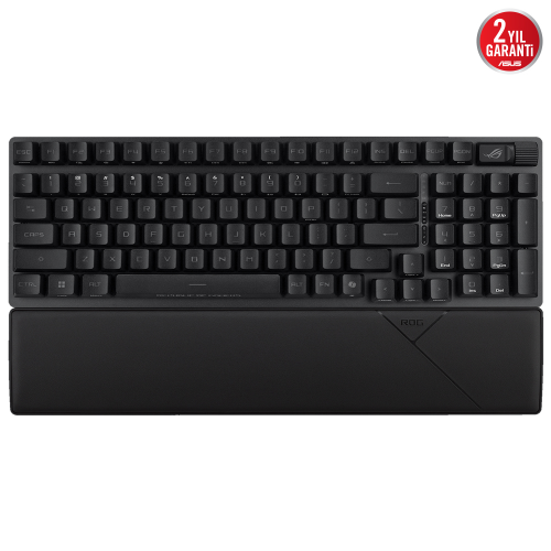 ASUS ROG CLAYMORE II/RX RED/PBT/UK AURA SYNC RGB BİLEK DESTEĞİ MEKANİK OYUNCU KLAVYE ROG RX RED SWITCH 