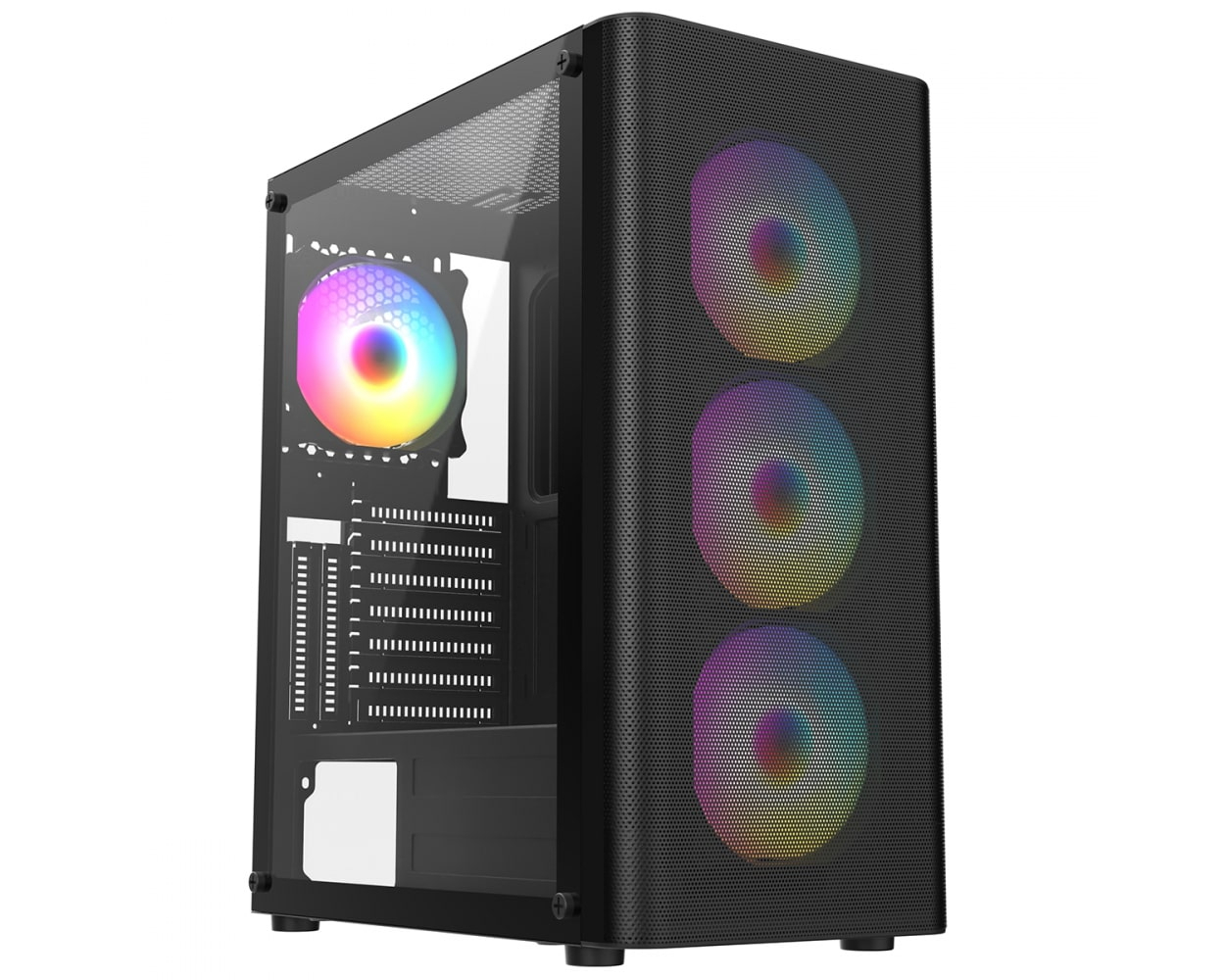 Frisby FC-9385G 750W 4x120mm RGB FAN Mid Tower ATX Gaming Kasası