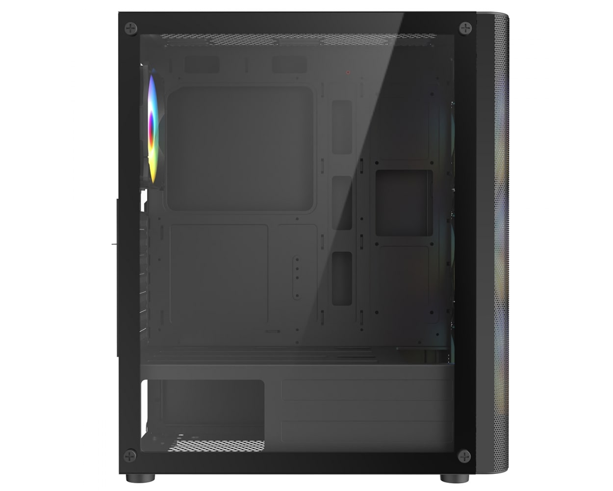 Frisby FC-9385G 750W 4x120mm RGB FAN Mid Tower ATX Gaming Kasası