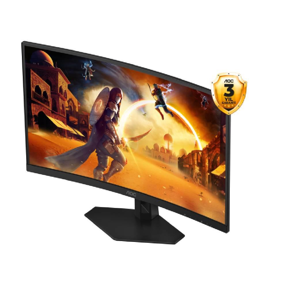 AOC C27G4ZXE 27″ 0.3ms 280 Hz Adaptive-Sync VA FHD Curved  Gaming (Oyuncu) Monitör