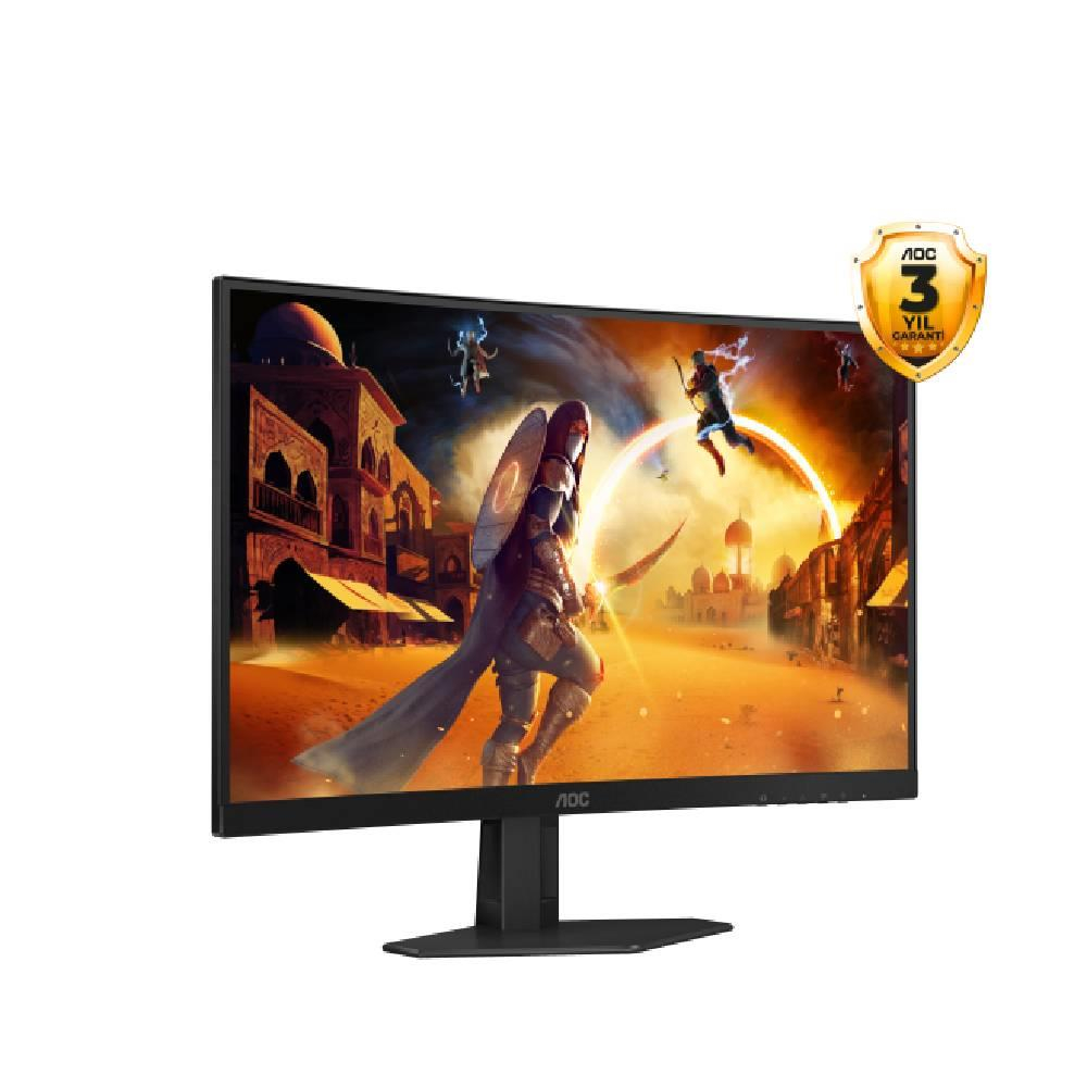 AOC C27G4ZXE 27″ 0.3ms 280 Hz Adaptive-Sync VA FHD Curved  Gaming (Oyuncu) Monitör