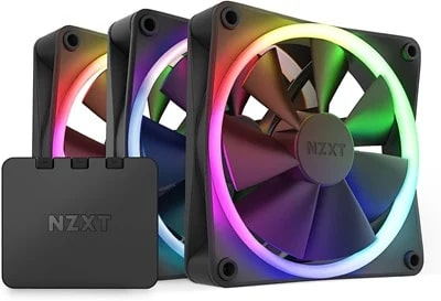 NZXT F120RGB Core RF-R12TF-B1 Üçlü Siyah Kasa Fanı