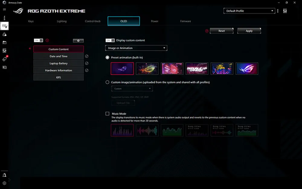 ASUS ROG Azoth Extreme Oyuncu Klavyesi