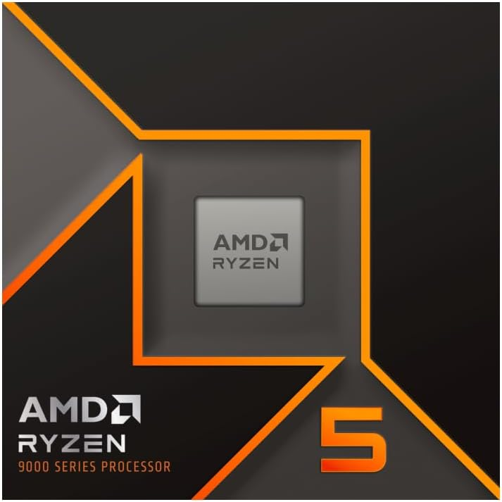 AMD Ryzen 5 9600X 3.90GHz 6 Çekirdek 32MB Önbellek Soket AM5 Tray İşlemci