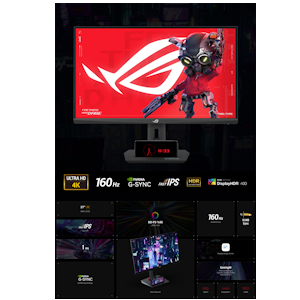 ASUS ROG STRIX XG27UCS 27″ 1ms 160Hz 3840x2160 FreeSync IPS Pivot Gaming Monitör