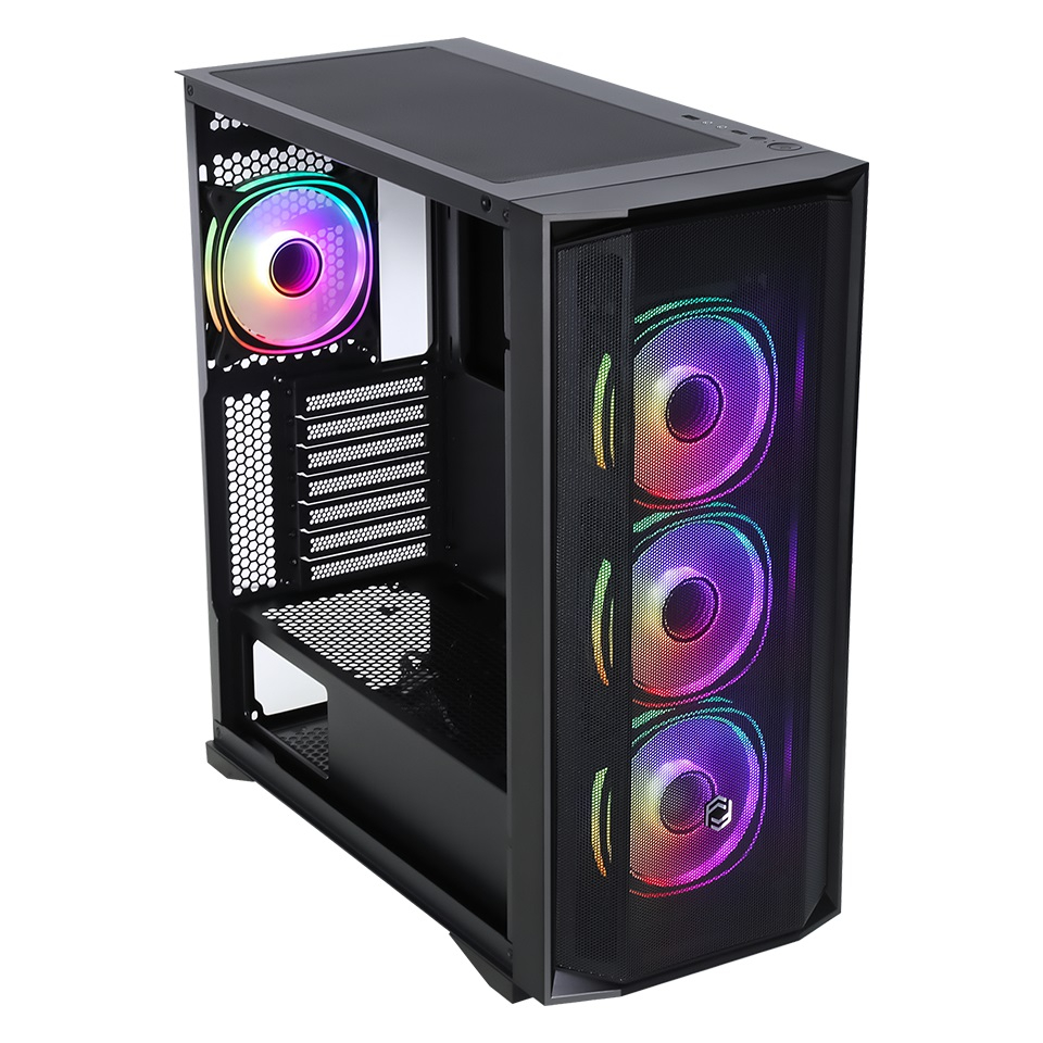 Frisby CX-500 750W 80+ Bronze 4xARGB FAN Mid Tower Siyah Mesh Gaming Kasa