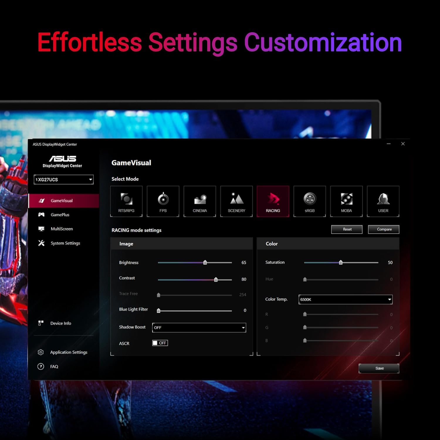 ASUS ROG STRIX XG27UCS 27″ 1ms 160Hz 3840x2160 FreeSync IPS Pivot Gaming Monitör