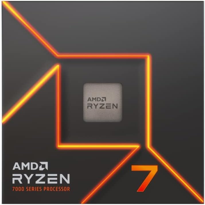 AMD Ryzen 7 7700 3.80GHz 8 Çekirdek 40MB Önbellek Soket AM5 Tray İşlemci