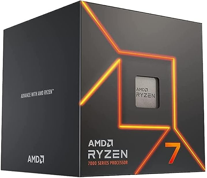 AMD Ryzen 7 7700 3.80GHz 8 Çekirdek 40MB Önbellek Soket AM5 Tray İşlemci