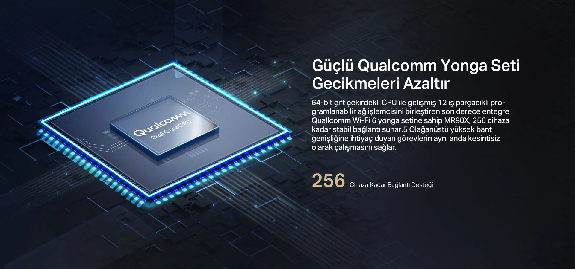 TP-Link Mercusys MR80X AX3000 Dual Band Wi-Fi 6 Router