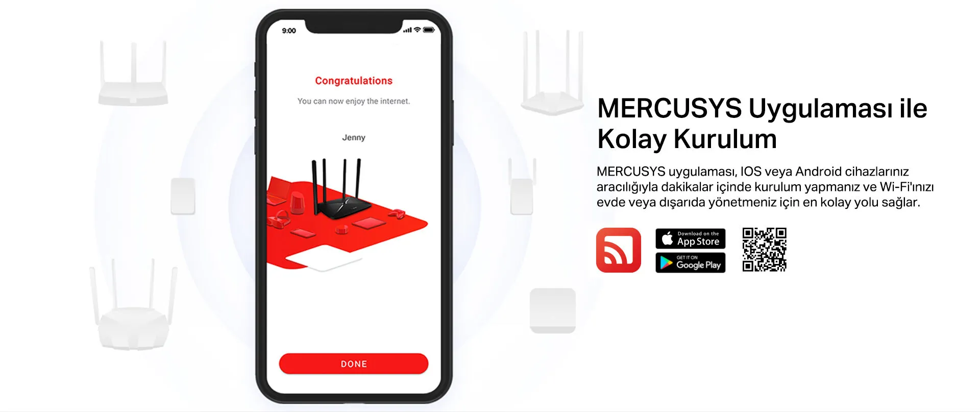 TP-Link Mercusys MR80X AX3000 Dual Band Wi-Fi 6 Router