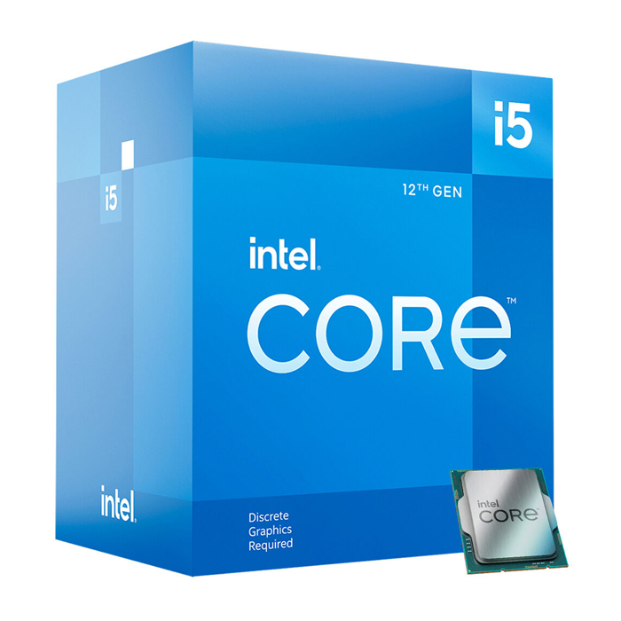 Intel Core i5-12400F 2.50GHz 6 Çekirdek 18MB L3 Önbellek Soket 1700 İşlemci