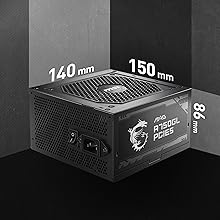 MSI MAG A750GL PCIE5 750W 80+ Gold Full Modüler Power Supply