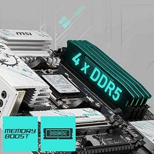 MSI B850 GAMING PLUS WIFI AM5 DDR5 8200(OC)Mhz ATX Gaming (Oyuncu) Anakart