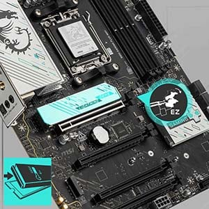 MSI B850 GAMING PLUS WIFI AM5 DDR5 8200(OC)Mhz ATX Gaming (Oyuncu) Anakart