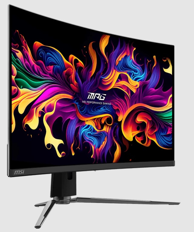 MSI 31.5″ MPG 321CURX QD-OLED UHD 240Hz 0.03ms G-Sync Uyumlu Curved 1700R Gaming Monitör