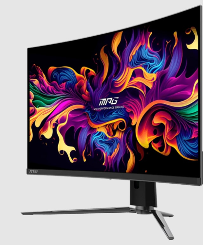 MSI 31.5″ MPG 321CURX QD-OLED UHD 240Hz 0.03ms G-Sync Uyumlu Curved 1700R Gaming Monitör