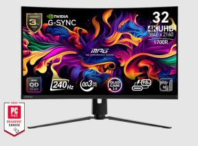 MSI 31.5″ MPG 321CURX QD-OLED UHD 240Hz 0.03ms G-Sync Uyumlu Curved 1700R Gaming Monitör