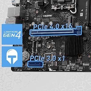 MSI PRO H610M-S DDR4 Intel H610 Soket 1700 DDR4 3200MHz mATX Gaming Anakart