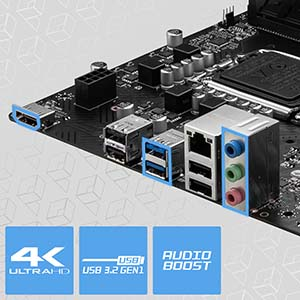 MSI PRO H610M-S DDR4 Intel H610 Soket 1700 DDR4 3200MHz mATX Gaming Anakart