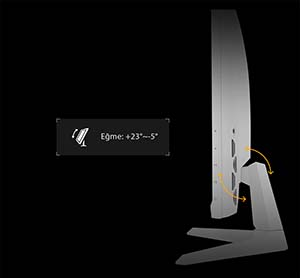 ASUS TUF Gaming  VG249Q3A-W 23.8″ 1ms 180Hz FreeSync IPS Full HD Beyaz Gaming (Oyuncu) Monitör